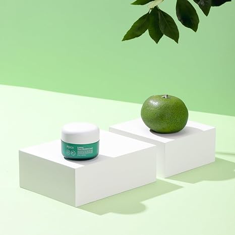 Cuthera Green Mandarin Moisturizing Cream 1.69 Fl Oz Jeju Citrus skin Soothing Vitamin Rich Hydrating, Sensitive Skin, Quick Absorption, Oil Water Balance Care, Non Irritating Korean Beauty